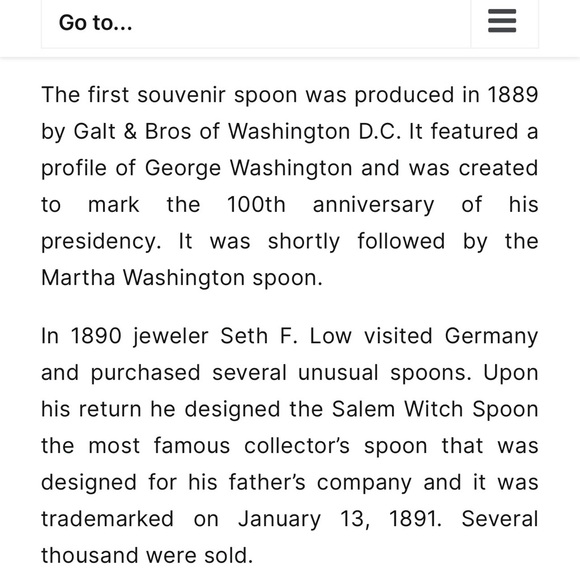 #0946+ 1791 Antique Dist Of Columbia Washington D.C. Souvenir Spoon - Picture 6 of 8